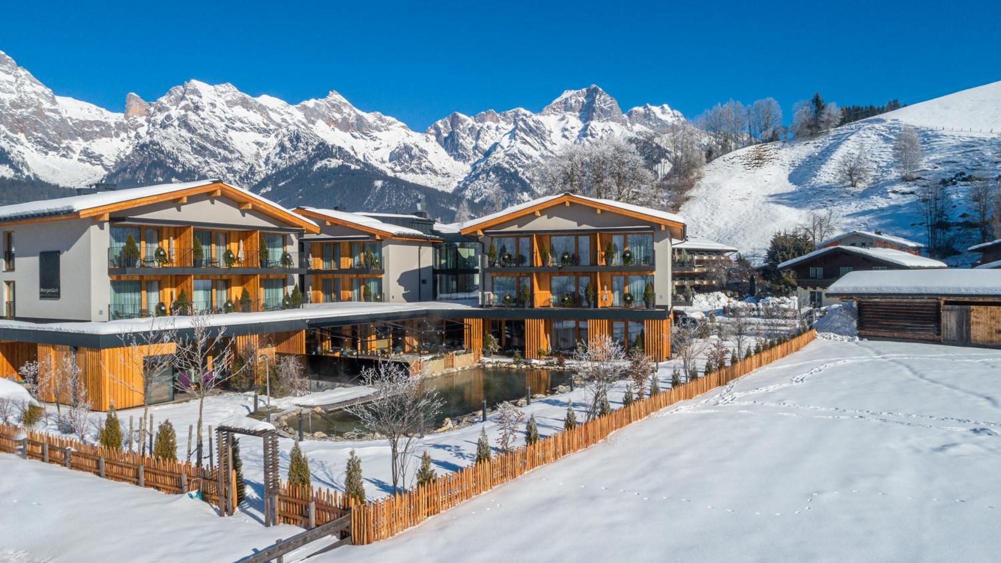 Hotel Morgenzeit -Natuerlich.Bed&Brunch Maria Alm am Steinernen Meer Kültér fotó